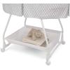 imageDelta Children Deluxe Soothing Dreams Bassinet Grey WindchimeGrey Windchime
