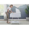 imageDelta Children Deluxe Soothing Dreams Bassinet Grey WindchimeGrey Windchime