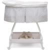 imageDelta Children Deluxe Soothing Dreams Bassinet Grey WindchimeGrey Windchime