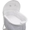 imageDelta Children Deluxe Soothing Dreams Bassinet Grey WindchimeGrey Windchime