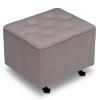 imageDelta Children Diamond Tufted Gliding Ottoman French GreyFrench Grey