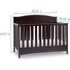 imageDelta Children Emery 4in1 Convertible Baby Crib  Greenguard Gold Certified WhiteDark Chocolate