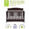 imageDelta Children Emery 4in1 Convertible Baby Crib  Greenguard Gold Certified WhiteDark Chocolate