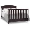 imageDelta Children Emery 4in1 Convertible Baby Crib  Greenguard Gold Certified WhiteDark Chocolate