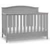 imageDelta Children Emery 4in1 Convertible Baby Crib  Greenguard Gold Certified WhiteGrey