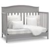 imageDelta Children Emery 4in1 Convertible Baby Crib  Greenguard Gold Certified WhiteGrey