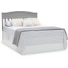 imageDelta Children Emery 4in1 Convertible Baby Crib  Greenguard Gold Certified WhiteGrey