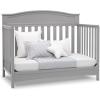 imageDelta Children Emery 4in1 Convertible Baby Crib  Greenguard Gold Certified WhiteGrey