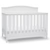 imageDelta Children Emery 4in1 Convertible Baby Crib  Greenguard Gold Certified WhiteWhite