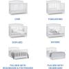 imageDelta Children Emery 4in1 Convertible Baby Crib  Greenguard Gold Certified WhiteWhite