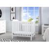 imageDelta Children Emery Mini Convertible Baby Crib with 275inch Mattress GreyBianca White