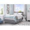 imageDelta Children Emery Mini Convertible Baby Crib with 275inch Mattress GreyDark Chocolate