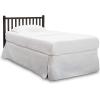 imageDelta Children Emery Mini Convertible Baby Crib with 275inch Mattress GreyDark Chocolate