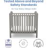 imageDelta Children Emery Mini Convertible Baby Crib with 275inch Mattress GreyGrey