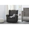 imageDelta Children Emma Nursery Glider Swivel Rocker Chair Greenguard Gold Certified French GreyCharcoal