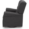 imageDelta Children Emma Nursery Glider Swivel Rocker Chair Greenguard Gold Certified French GreyCharcoal