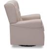 imageDelta Children Emma Nursery Glider Swivel Rocker Chair Greenguard Gold Certified French GreyFlax