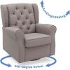 imageDelta Children Emma Nursery Glider Swivel Rocker Chair Greenguard Gold Certified French GreyFrench Grey