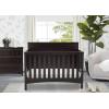 imageDelta Children Fancy 4in1 Convertible Baby Crib  Greenguard Gold Certified GreyDark Chocolate