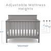 imageDelta Children Fancy 4in1 Convertible Baby Crib  Greenguard Gold Certified GreyGrey
