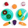 imageDelta Children Gourmet AllinOne Corner Play Kitchen  Toy Kitchen Playset with Safe ampamp Heatless Stove with Lights Oven Sink FridgeFreezer with Ice Maker and 20 Accessories NaturalWhiteNaturalWhite