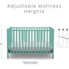 imageDelta Children Heartland 4in1 Convertible Crib  Greenguard Gold Certified GreyAqua