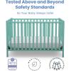 imageDelta Children Heartland 4in1 Convertible Crib  Greenguard Gold Certified GreyAqua