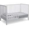imageDelta Children Heartland 4in1 Convertible Crib  Greenguard Gold Certified GreyBianca White
