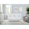 imageDelta Children Heartland 4in1 Convertible Crib  Greenguard Gold Certified GreyBianca White