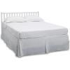 imageDelta Children Heartland 4in1 Convertible Crib  Greenguard Gold Certified GreyBianca White