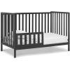 imageDelta Children Heartland 4in1 Convertible Crib  Greenguard Gold Certified GreyBlack