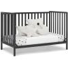 imageDelta Children Heartland 4in1 Convertible Crib  Greenguard Gold Certified GreyBlack