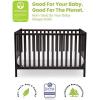 imageDelta Children Heartland 4in1 Convertible Crib  Greenguard Gold Certified GreyDark Chocolate
