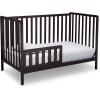 imageDelta Children Heartland 4in1 Convertible Crib  Greenguard Gold Certified GreyDark Chocolate