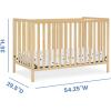 imageDelta Children Heartland 4in1 Convertible Crib  Greenguard Gold Certified GreyNatural