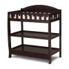 imageDelta Children Infant Changing Table with Pad Espresso CherryDark Chocolate
