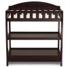 imageDelta Children Infant Changing Table with Pad Espresso CherryDark Chocolate