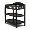 imageDelta Children Infant Changing Table with Pad Espresso CherryEbony Black