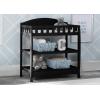 imageDelta Children Infant Changing Table with Pad Espresso CherryEbony Black