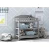 imageDelta Children Infant Changing Table with Pad Espresso CherryGrey