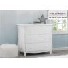 imageDelta Children Lancaster 3 Drawer Dresser with Changing Top and Interlocking Drawers  Greenguard Gold Certified GreyBianca White