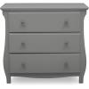 imageDelta Children Lancaster 3 Drawer Dresser with Changing Top and Interlocking Drawers  Greenguard Gold Certified GreyGrey