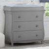 imageDelta Children Lancaster 3 Drawer Dresser with Changing Top and Interlocking Drawers  Greenguard Gold Certified GreyGrey