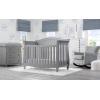 imageDelta Children Lancaster 3 Drawer Dresser with Changing Top and Interlocking Drawers  Greenguard Gold Certified GreyGrey
