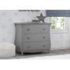 imageDelta Children Lancaster 3 Drawer Dresser with Changing Top and Interlocking Drawers  Greenguard Gold Certified GreyGrey