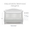 imageDelta Children Lancaster 4in1 Convertible Baby Crib Bianca White