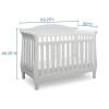 imageDelta Children Lancaster 4in1 Convertible Baby Crib Bianca White