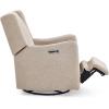 imageDelta Children Mercer Electronic Power Recliner and Swivel Glider with USB Port in LiveSmart Performance Fabric  Water Repellent ampamp Stain Resistant Dark GreySand