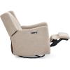 imageDelta Children Mercer Electronic Power Recliner and Swivel Glider with USB Port in LiveSmart Performance Fabric  Water Repellent ampamp Stain Resistant Dark GreySand