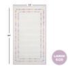 imageDelta Children Rectangle Area Rug for Kids 53 x 59Inch WatercolorPearl Dot